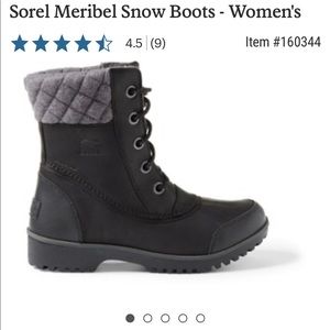 New with box - Sorel Meribel Snow Boots, size 9